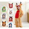 Kids Onesie Halloween Costume Christmas Pajamas Fleece Outfit Warm Christmas Costumes For Boys And Girls Cozy Holiday Dress Up