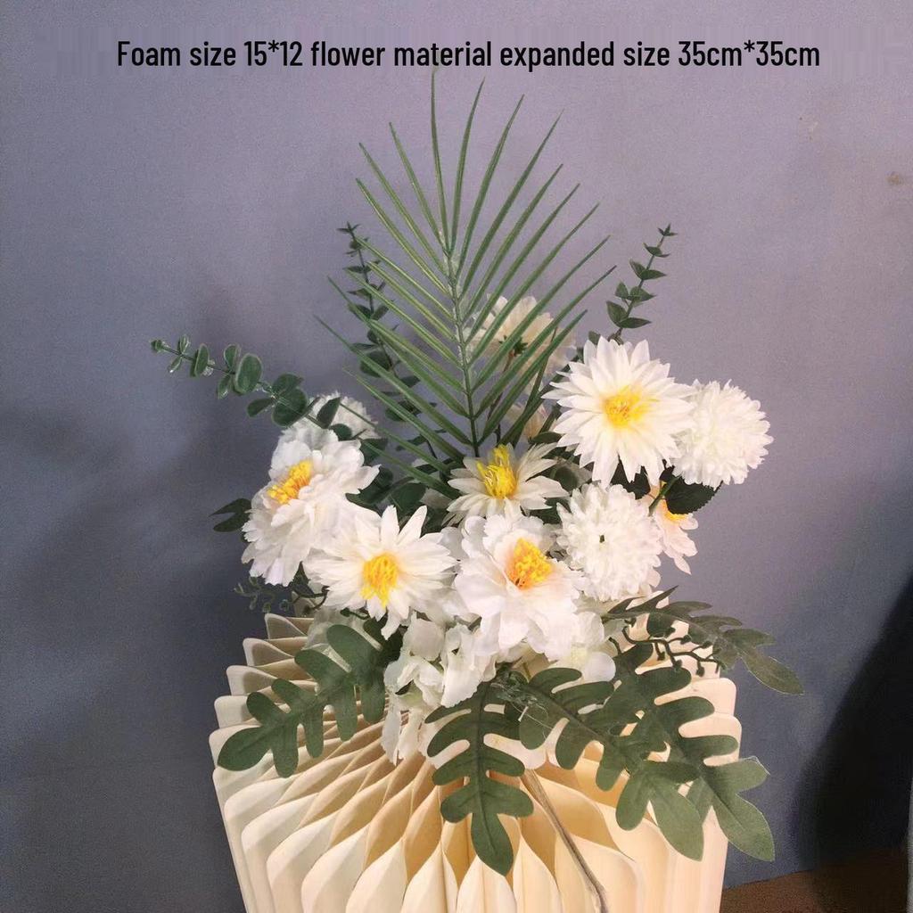 Большой набор для украшения свадебной дорожки и Т-сцены из шелковых цветов