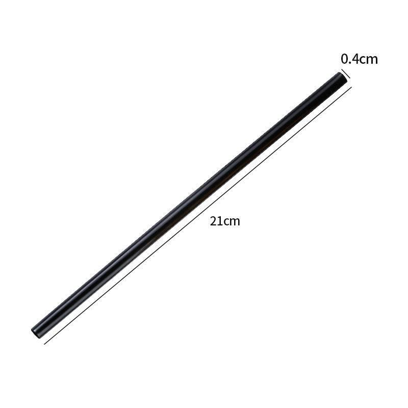 500Pcs Black Disposable Straws 13/21cm Flexible Drinking Straws Plastic Bendable Drink Tube Reusable Straw Bar Party Accessories