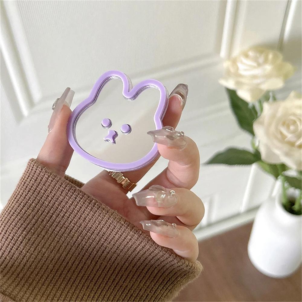 INS милый кролик зеркало телефон Griptok Grip Tok держатель кольцо подарок для iPhone аксессуары корейский милый складной держатель для телефона подставка