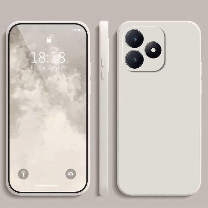 Чехол Для Realme C63 C61 C51 C75 C53 C55 C65 C67 Note 50 Realme 10 11 12 13 14 Plus GT 6 6T 7 Pro Жидкий Силикон Мягкий Чехол