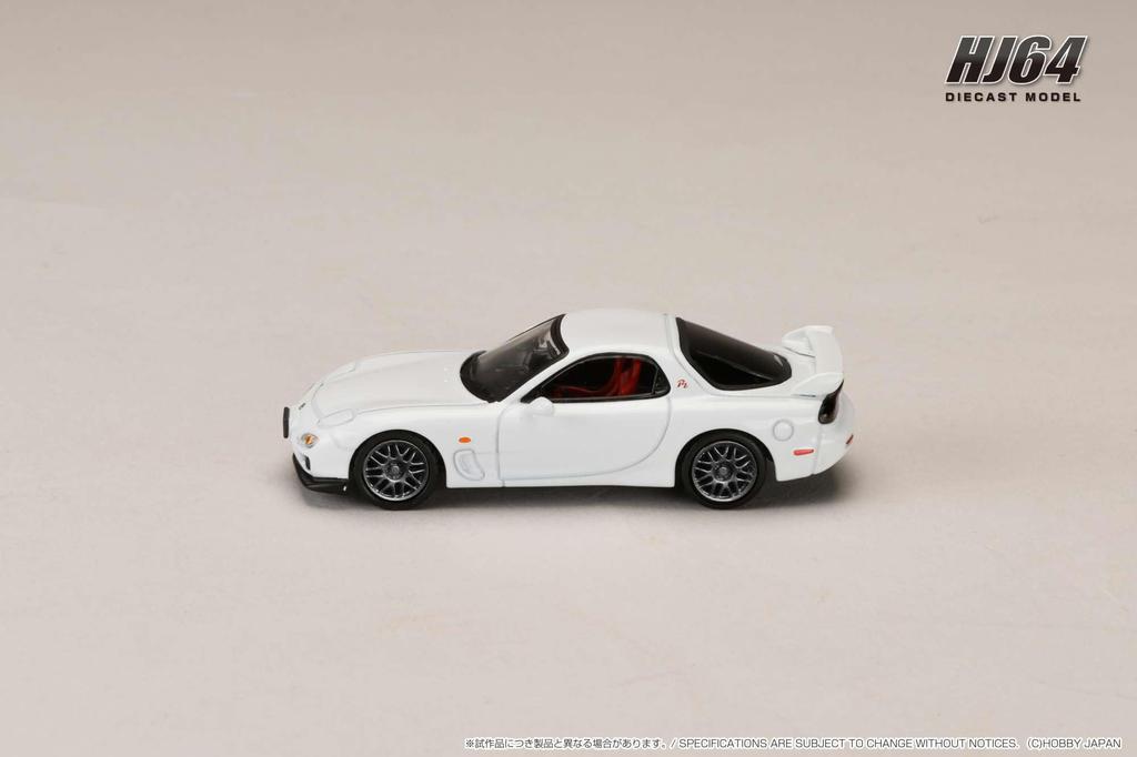 Mazda TYPE RZ с дисплеем двигателя Чисто-белый 1/64 RX-7 (ФД3С) Модель,