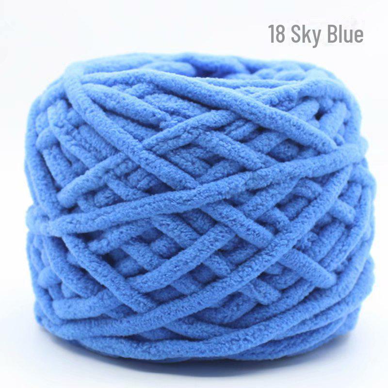 Толстая пряжа Ice Wool для вязания одеял, тапочек, шейных платков и шарфов