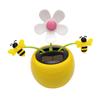 Car Dashboard Decor Bobble Swing Toys Dancing Sun Flower Solar Toy Sunflower Ornament Solar Powered