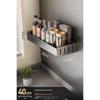 3-layer rotatable aluminum rack, mid-century