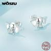 925 Sterling Silver Lovely Interesting Elephant Earrings for Women Jewelry
