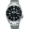 Автоматические часы Seiko SKX Черные Мальчишеский размер с ручным заводом Мужские наручные часы