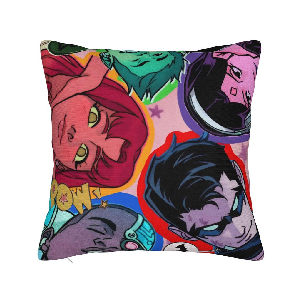 Подушки с принтом Подушки Teen Titans Go Beast Boy Постельное белье Чехол для подушки Декор Подушка для дивана Чехол Разные размеры