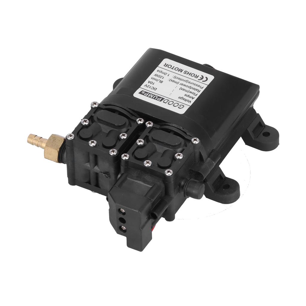 12 В 120 Вт 8 л двухъядерный мембранный насос высокого давления с медным разъемом автоматический впрыск воды