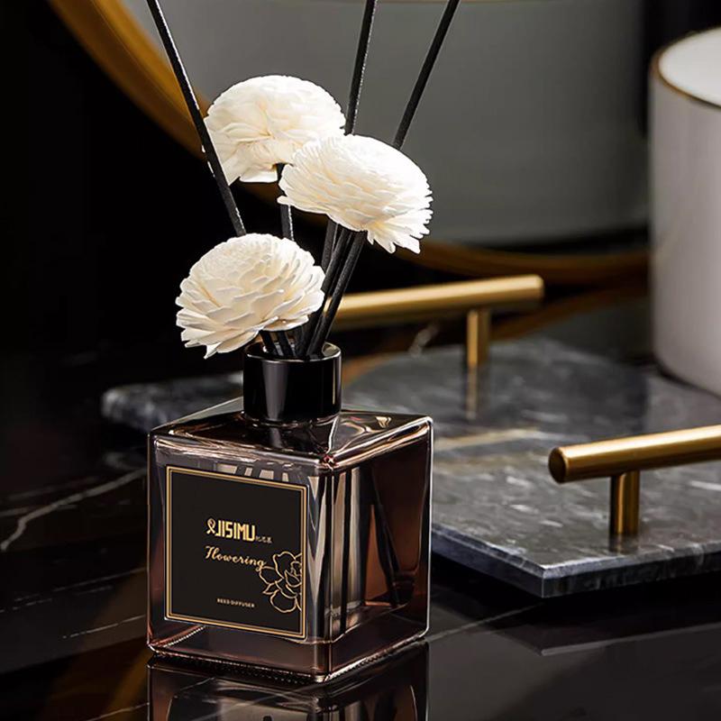 Цветочный без огня Ароматерапия Украшение комнаты Домашние комплекты с тростниковыми диффузорами Бытовой Свежий парфюм Долгоиграющий Для ванной комнаты