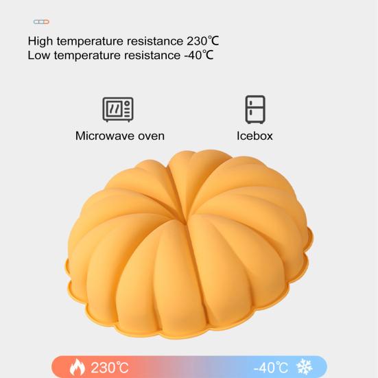Силиконовая форма для торта на День благодарения в форме тыквы, осенние листья, многоразовая гибкая форма для шоколада, термостойкий инструмент для выпечки для тематической вечеринки в честь осеннего урожая