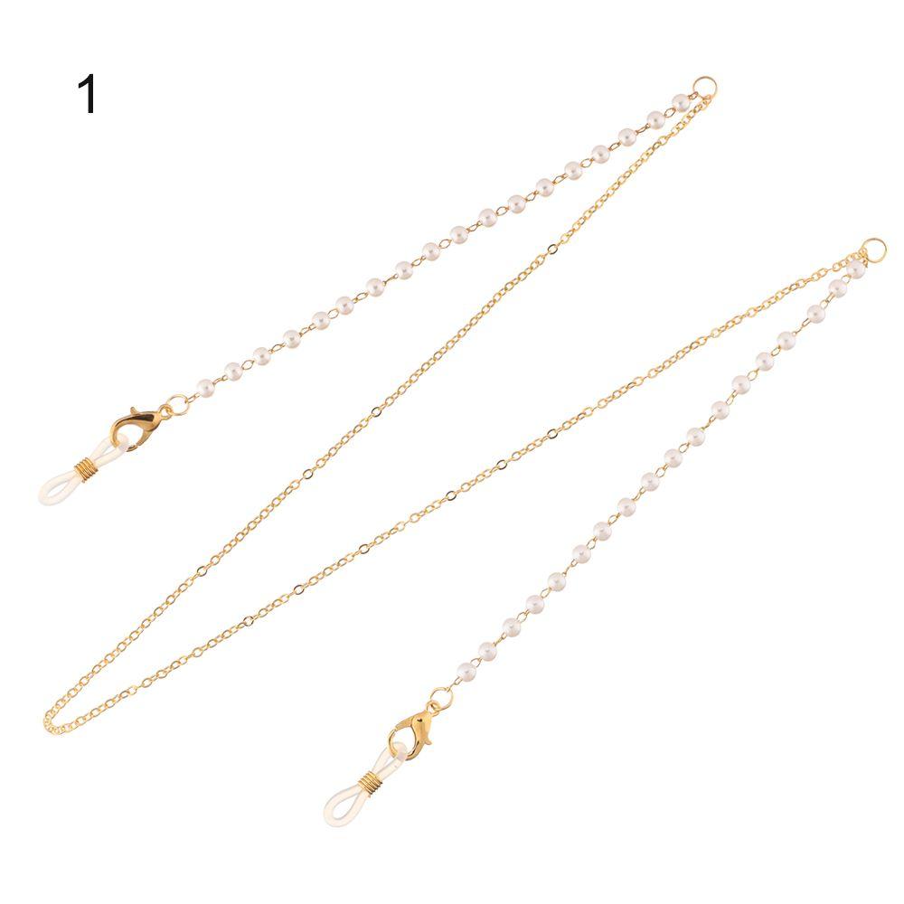 Extender Sunglasses Chain Straps Pearl Beaded Glasses Chain Eyeglasses Hanging Rope Mask Chain Rope