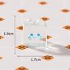 Cartoon Dessert Biscuit Burger Cat Micro Landscape Ornaments Figurine Miniature Decoration Desktop DIY Home Decoration Gifts