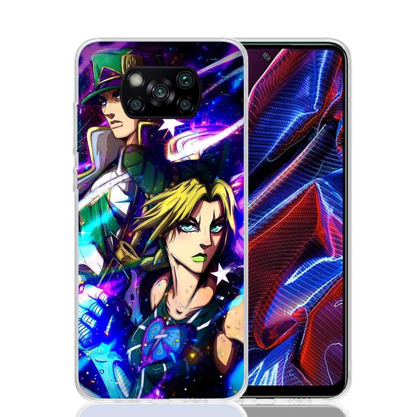 Чехол для телефона JoJo's Bizarre Adventure Джолин Куджо Для Xiaomi Poco X7 X6 X5 Pro F7 Ultra Redmi 15C 15 13 13C 12 12C 10 10A 10C 9 9A