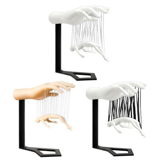 Подвешенная фигурка чувака, напечатанная на 3D-принтере, парящая статуэтка человека, скульптура, художественное современное украшение для дома, офиса, полки, стола