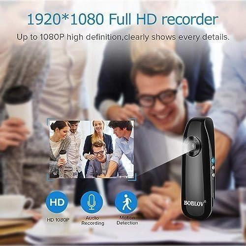 Mini Caméra - BOBLOV - 007 - Full HD 1080P - Noir - Connectivité Filaire