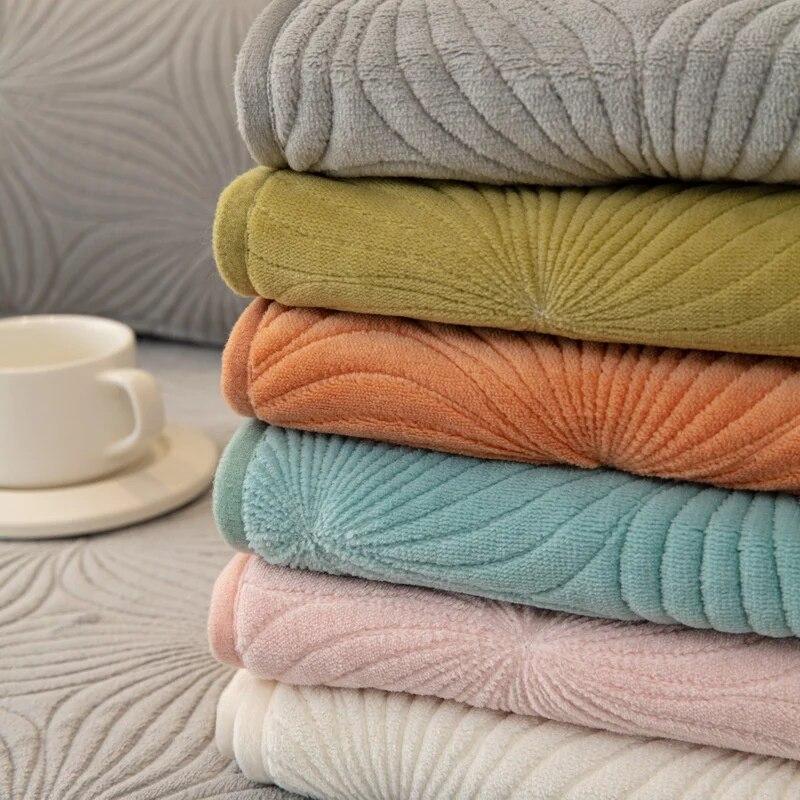 Thicken Plush Sofa Towel Nordic Universal Sofa Cover Non-Slip Combination Couch Covers Sofa Towel for Living Room Home Decor