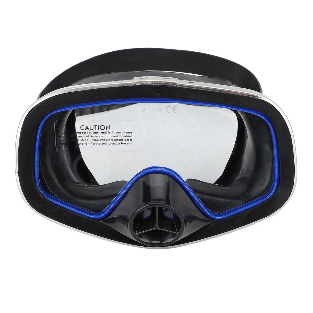 Очки для дайвинга Силиконовые Водонепроницаемые Линзы из Закаленного Стекла Подводные Очки для Снорклинга Плавания Синие