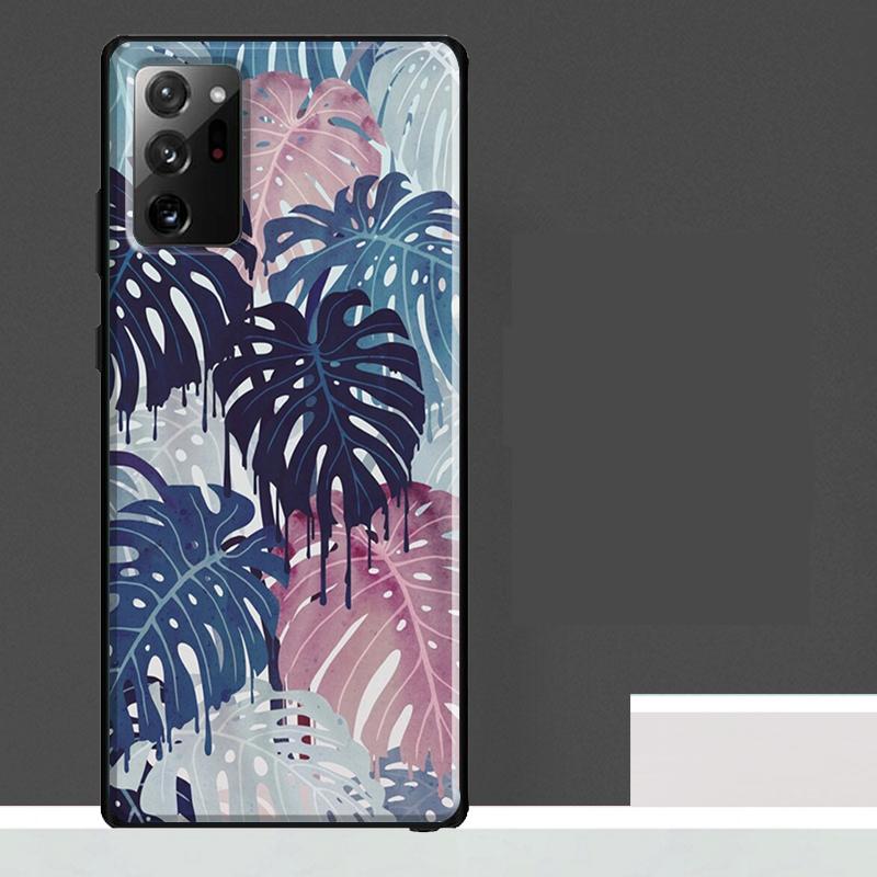 Tropical Monstera Leaves Case For Samsung Galaxy S23 S24 S25 Ultra S9 S10 S20 S21 S22 Plus S23 FE S25 FE Phone Cover