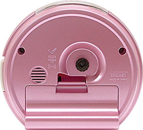 RHYTHM Alarm Clock Analog Small Cute Continuous Second Hand Pink DAILY RA21DN 8REA21DN13
