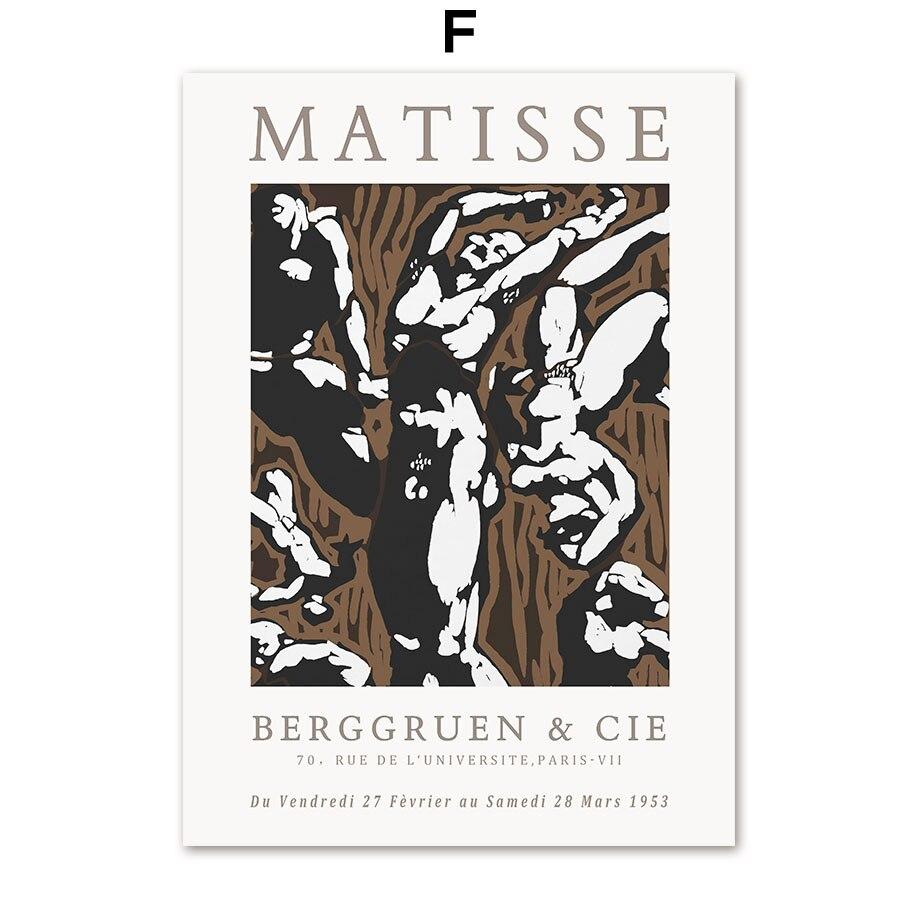 Retro Abstract Matisse Sexy Girl Flower Wall Art Canvas Painting And Prints Nordic PostersWall Pictures For Living Room Decor