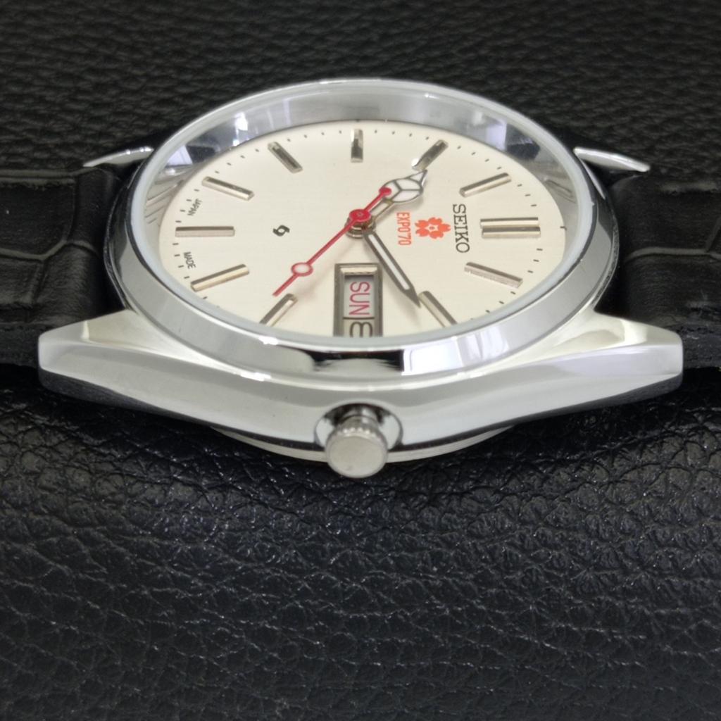 ВИНТАЖНЫЕ ОТРЕМОНТИРОВАННЫЕ МУЖСКИЕ ЧАСЫ SEIKO EXPO 70 АВТОМАТИЧЕСКИЕ 6309A ЯПОНИЯ a441921-9