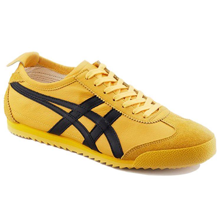 ONITSUKA TIGER Mexico 66 Deluxe Kill Bill - Желтая межподошва 2023 Женские кроссовки Tai-Chi-Желтый Черный 1182A466-750