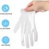 12Pairs White Cotton Gloves Thickened Stretchable Lining Gloves Glove Cleaning Work Woodworking V1G0