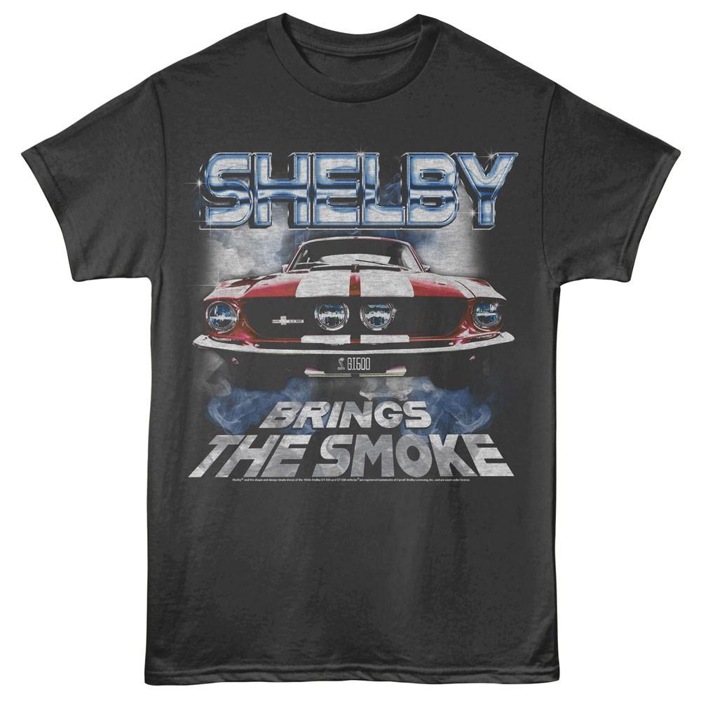 Мужская футболка унисекс Carroll Shelby American Mustang GT500 Brings The Smoke