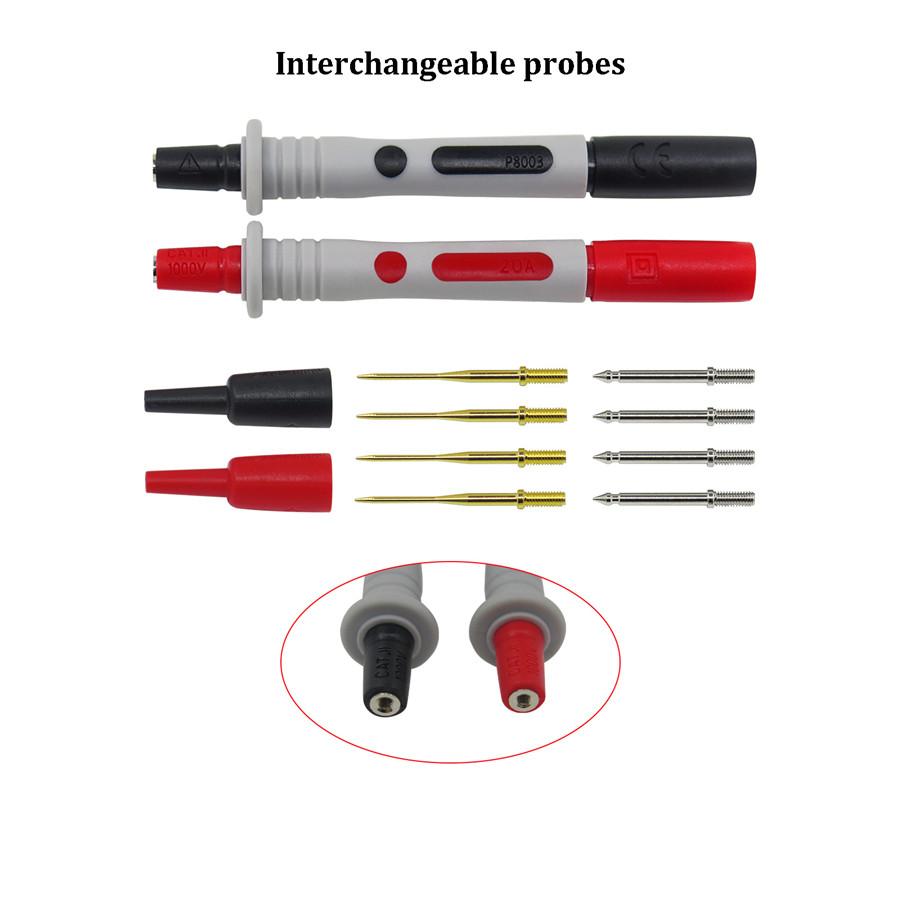 10-in-1 Electronic Specialties Test Lead kit Automotive Test Probe Kit Multimeter Probe Leads kit 4mm Banana Plug