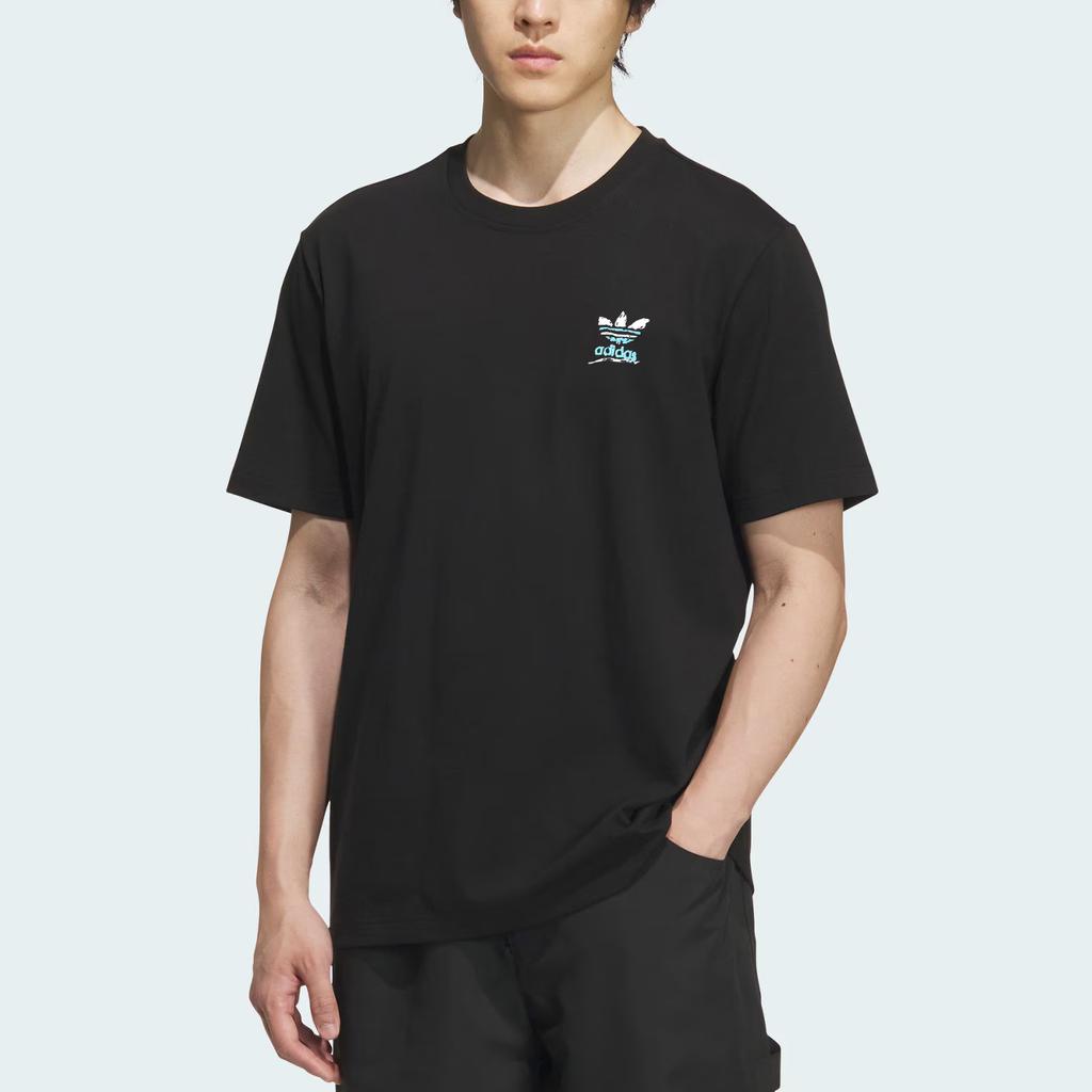 Adidas Оригинальная футболка с логотипом Originals Ss25 Grfx, с коротким рукавом, для спорта, мужская, топы KD1838