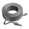75FT 23 Meters Satellite Cable Copper Coring Rubber Housing IP68 Satellite Extension Cord for Flat