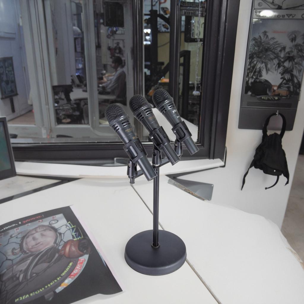 MSA028 Yinyu DDP RTS 200mm Microphone Holder for Holding 3 Mics for Professional Audio Recording and Broadcasting