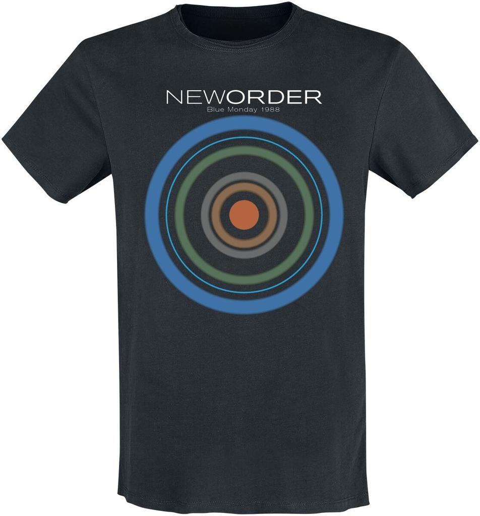 Футболка New Order Blue Monday Мужская Женская Винтажная Графическая Футболка Металл Рок Группа 100% Хлопок Летняя Уличная Одежда Топ
