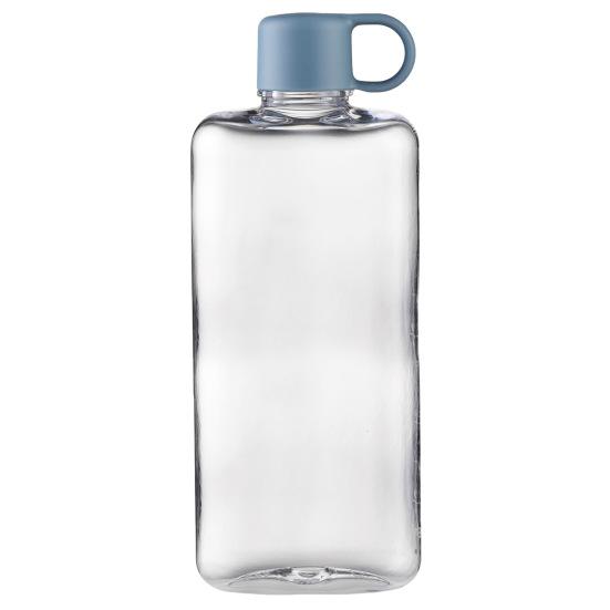 Water Cup 360/500ml Flat Water Bottle BPA Free Portable Pocket Size Water Container Transparent Drinkware