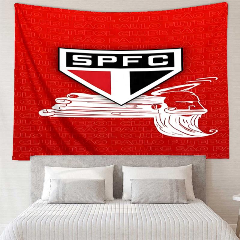 1PC Spfc Team Crest Design Printed Tapestry Room Decoration Wall Hanging for Living Room Bedroom, dormitory, Birthday and Christmas gifts