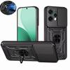 Armor Magnetic Ring Bracket Case For OPPO Reno 14 Pro 14F 5G Slide Lens Protector Cover for Reno14 Reno14F Funda