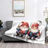 Home Decoration Plush Throw Sofa Blanket Bedspread Bed Fluffy Soft Blankets Decor Plaid Modern Halloween Merry Christmas Winter