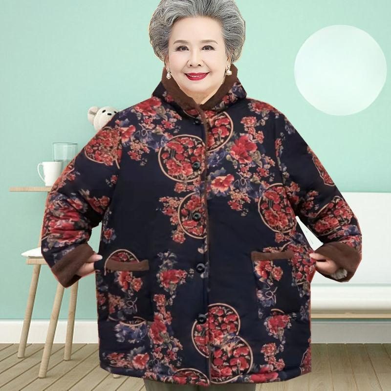 Зимняя одежда Плюс бархат Утолщенная Толстая Куртка Большого размера Кошачья Стеганая Куртка Женская Плюс Толстая Стеганая Куртка