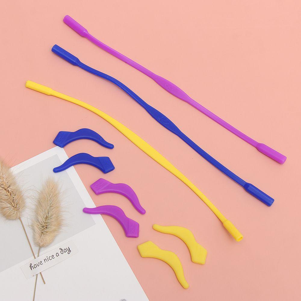 Силиконовые спортивные наконечники для дужек, держатель для очков, крючки для ушей, захваты для очков, противоскользящая лента