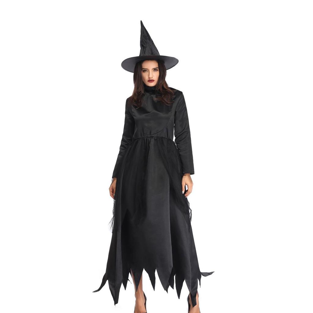 Women's Halloween Black Devil Costume Witch Costume Uniform Party Costume