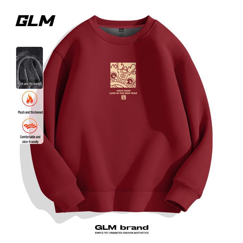 GLM Men's Fleece-Lined Crewneck Sweatshirt