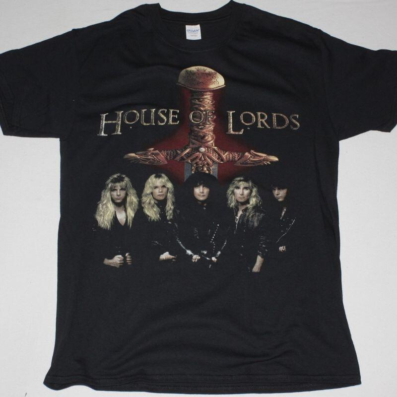 Vintage House of Lords T-Shirt Short Sleeve Size S to 5XL