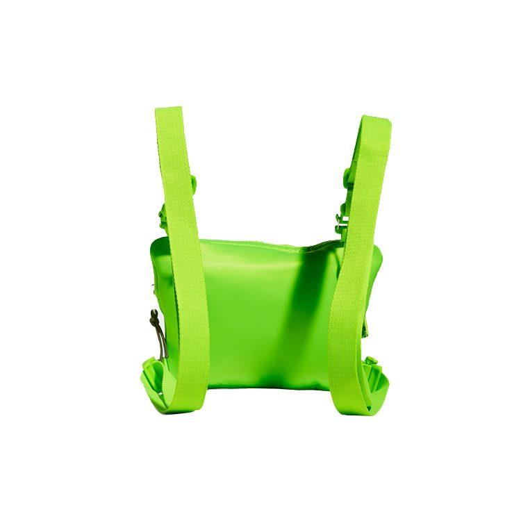 Adidas X IVY PARK Collaboration Zip Closure Polyamide Backpack Regular Unisex Neon Green HC5926