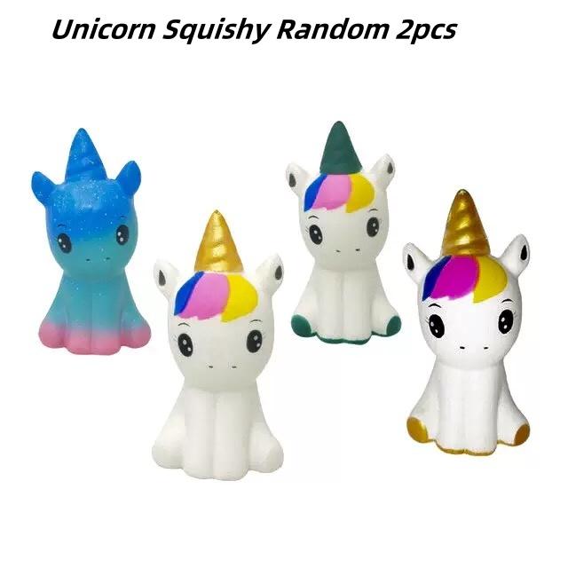 Squishy Cute Unicorn Simulation Animal Doll PU Bread Slow Rising Scented Soft Squeeze Toy Stress Relief for Kid Xmas Gift