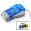Adjustable Battery New Blue Hiking Dynamo Light Powered Torches Flashlight Torch Hand Pressing LED