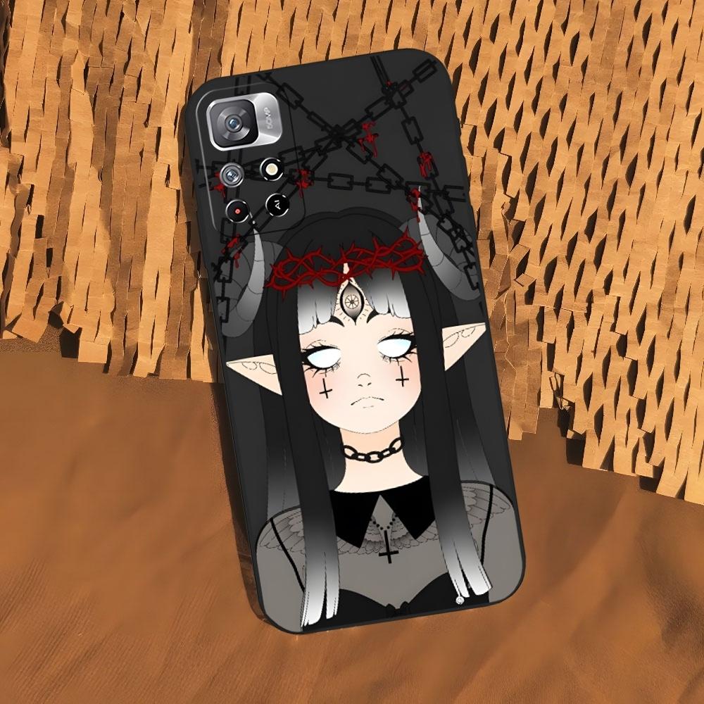 Чехол для телефона Monster Girl Maker для Xiaomi 15 14 13 12 Mi 11 ultra Pro Lite Черный Мягкий Силиконовый Чехол
