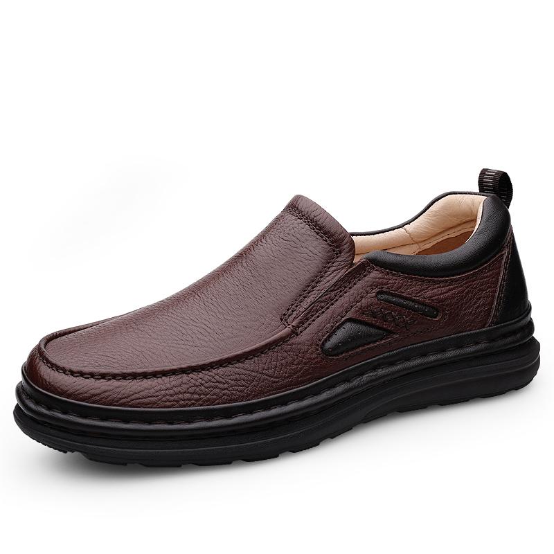 Модная мужская повседневная обувь ручной работы из натуральной кожи, противоскользящие мужские лоферы, удобная обувь для ходьбы, универсальные трекинговые слипоны, мокасины, горячая распродажа