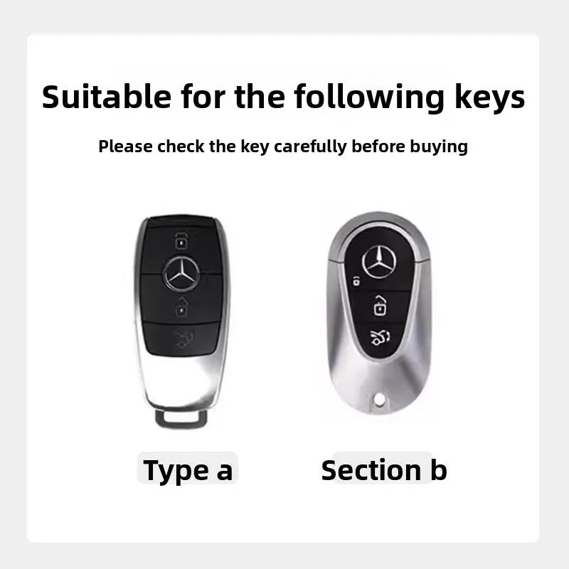 TGM3 Car Key Case Cover Shell Fob for Mercedes Benz Cla250 Mercedes Benz GLS53 2019 GLS450 Maybach GLS600 2021 AMG C63S GLE 450 2020