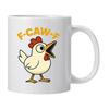 Мультяшная кружка-петух керамическая F-Caw-F звуковая кружка для мужчин и женщин